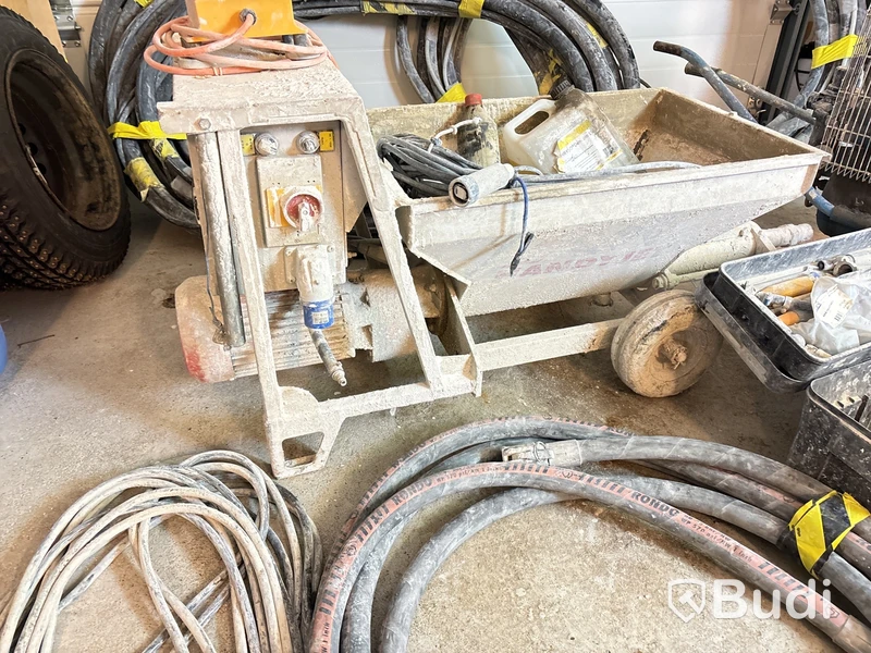 Transportpump, kompressor, elskåp m.m.