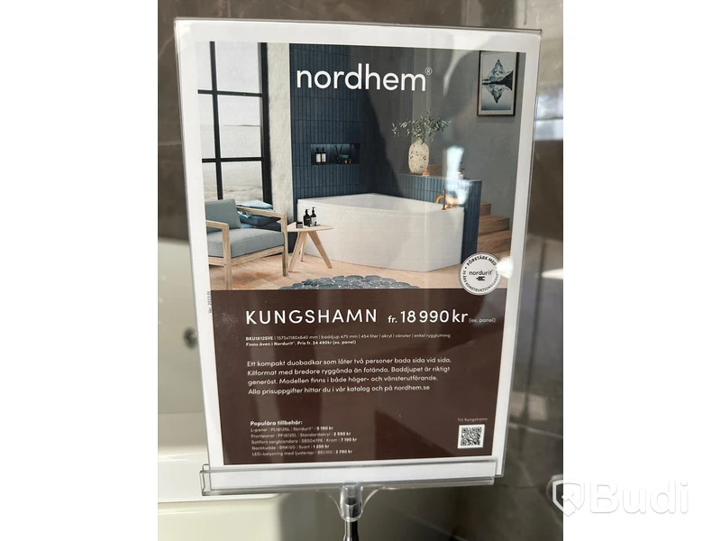 Badkar - Nordhem, KUNGSHAMN ord. pris 18990 kr
