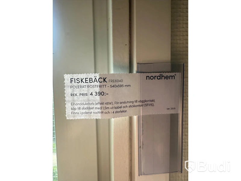 Handdukstork - Nordhem, FISKEBÄCK ord. pris 4390 kr