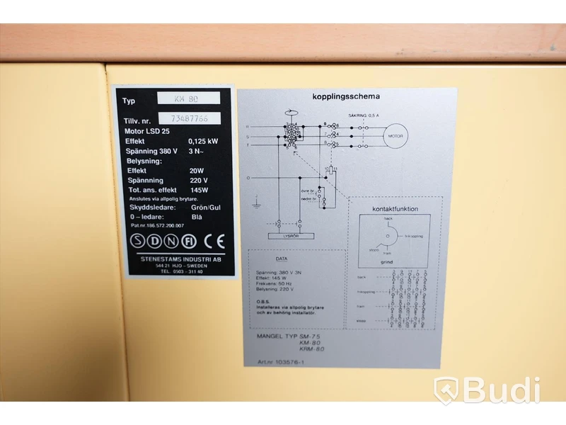 Mangel - Electrolux Wascator KM80