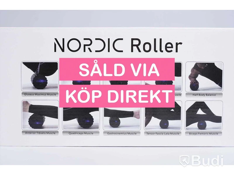 Massagekit - Mini Vibration Massage Device, Nordic Vibrating Massage Ball och Nordic Roller. Ny, Obruten förpackning.- SÅLD