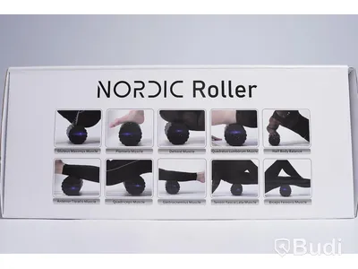 Massagekit - Mini Vibration Massage Device, Nordic Vibrating Massage Ball och Nordic Roller. Ny, Obruten förpackning.