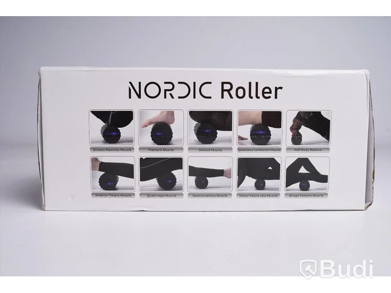 Massagekit - Mini Vibration Massage Device, Nordic Vibrating Massage Ball och Nordic Roller. Ny.