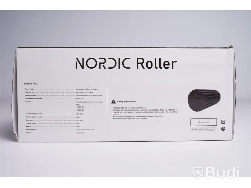 Massagekit - Mini Vibration Massage Device, Nordic Vibrating Massage Ball och Nordic Roller. Ny.