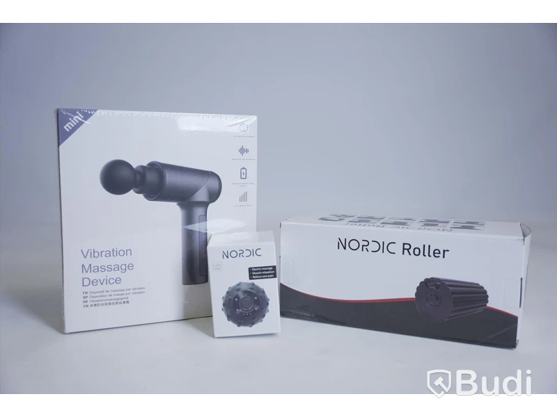 Massagekit - Mini Vibration Massage Device, Nordic Vibrating Massage Ball och Nordic Roller.