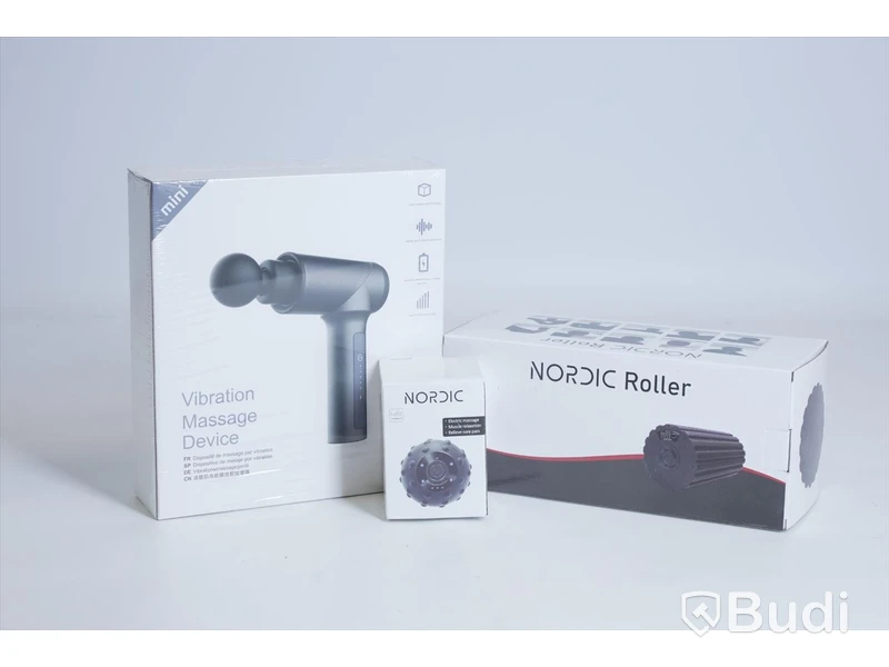 Massagekit - Mini Vibration Massage Device, Nordic Vibrating Massage Ball och Nordic Roller.