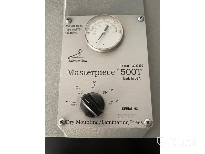 Värme-/lamineringspress Masterpiece 500T samt bord