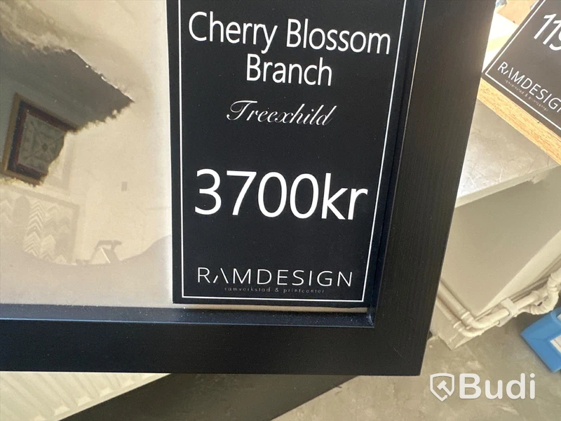 Tavla inramad print Cherry Blossom Branch Freechild, ord. pris 3700 kr. Mått 113x84 cm