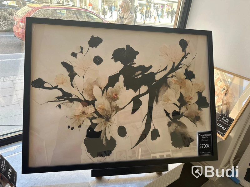 Tavla inramad print Cherry Blossom Branch Freechild, ord. pris 3700 kr. Mått 113x84 cm