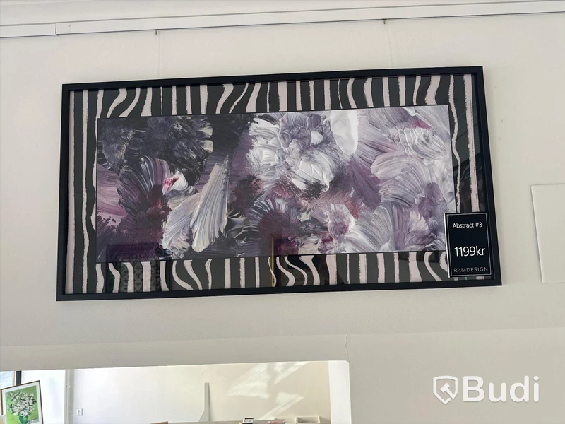 Tavla inramad print Abstract 3, Mått 100x50 cm. Ord. pris 1199 kr