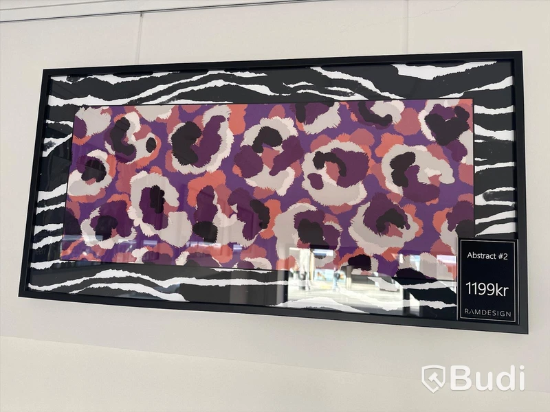 Tavla inramad print Abstract 2, Mått 100x50 cm. Ord. pris 1199 kr