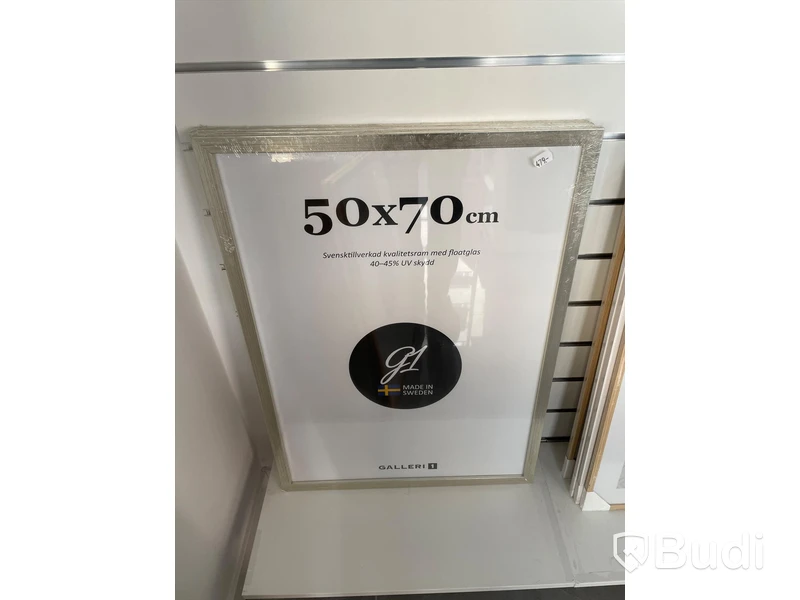 3 st tavelramar silver och guld, 50x70 cm, ord. pris 479 kr/st