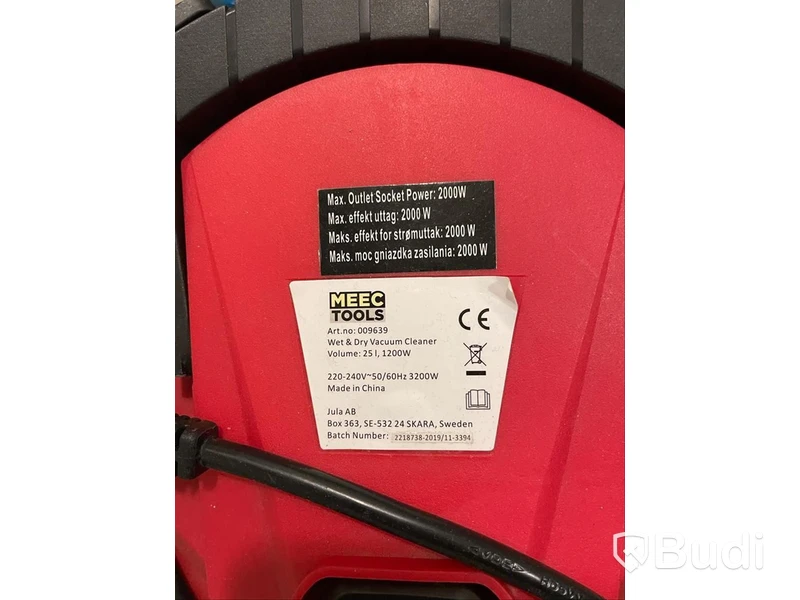 Grovdammsugare Meec Tools