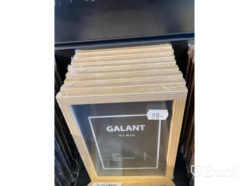 Ramar Galant 13x18 cm Vit/Ek 16 st