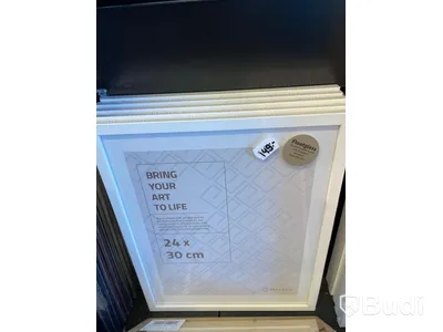Ramar Galant 24x30 cm Vit/Svart 8 st
