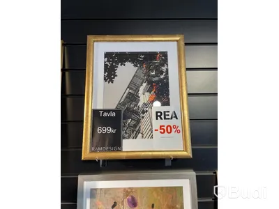 5 st tavlor i olika storlekar