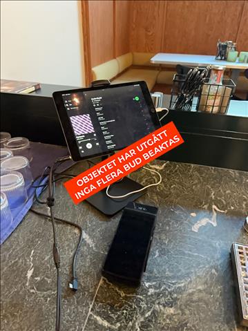 iPad och Kortterminal - OBJEKTET HAR UTGÅTT