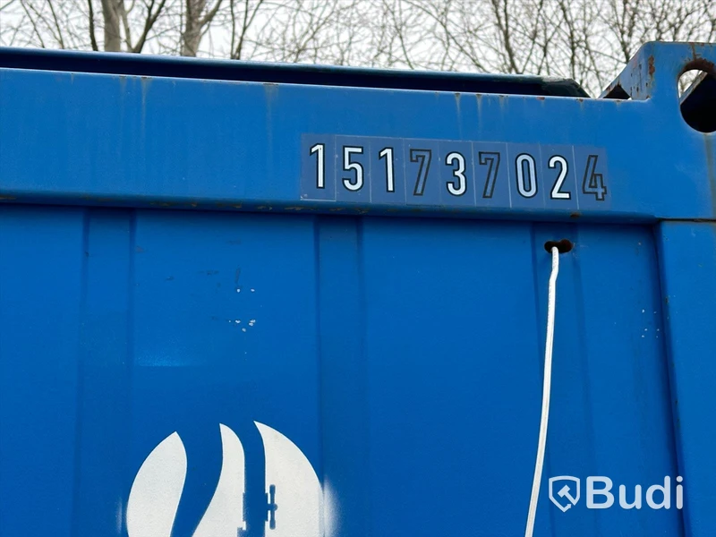 Kontorsmodul Stålmodul Container dubbel Blå GTX CONTAINEX