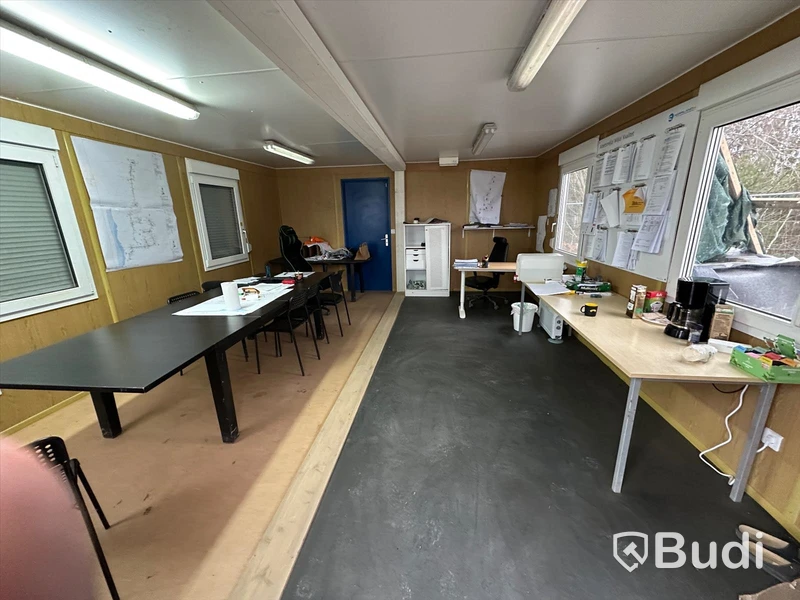 Kontorsmodul Stålmodul Container dubbel Blå GTX CONTAINEX