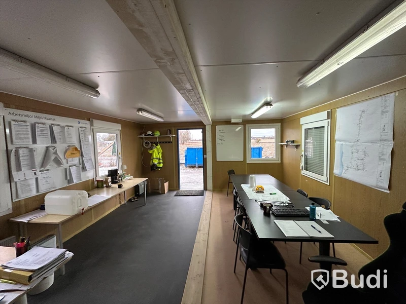 Kontorsmodul Stålmodul Container dubbel Blå GTX CONTAINEX