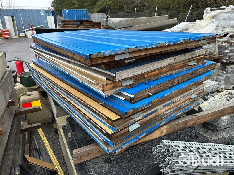 Kontorsmodul Stålmodul Container dubbel Blå GTX CONTAINEX