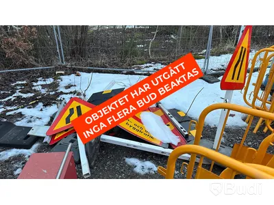 TA-plansskyltar, Vägskyltar olika sorter med fötter