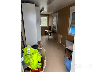 Manskapsmodul Stålmodul Container manskapsbod Blå. GTX CONTAINEX