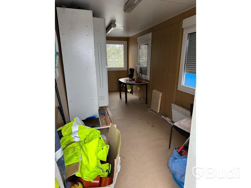 Manskapsmodul Stålmodul Container manskapsbod Blå. GTX CONTAINEX
