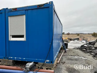 Manskapsmodul Stålmodul Container manskapsbod Blå GTX CONTAINEX