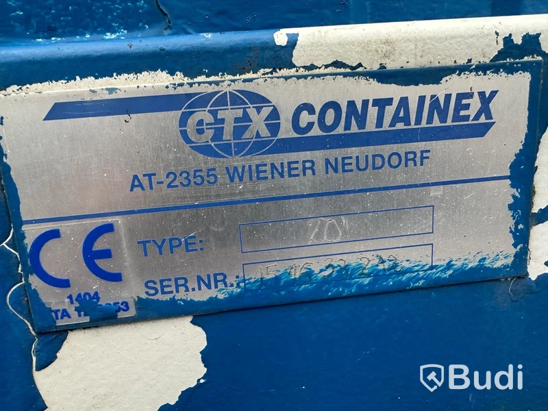 Manskapsmodul Stålmodul Container manskapsbod Blå GTX CONTAINEX