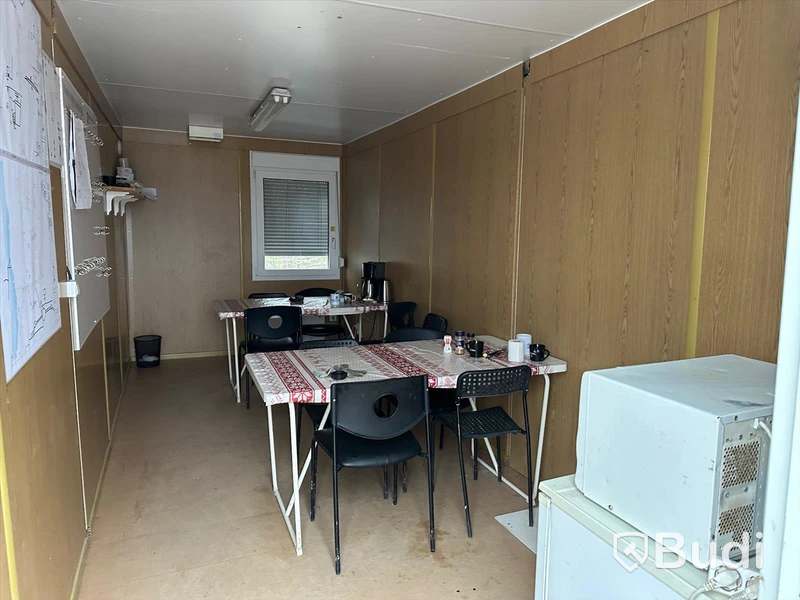 Manskapsmodul Stålmodul Container manskapsbod Blå GTX CONTAINEX