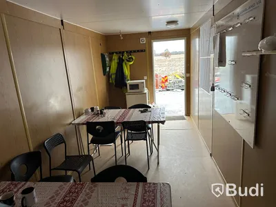 Manskapsmodul Stålmodul Container manskapsbod Blå GTX CONTAINEX