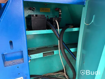 Dieseltank 1500 liter med pump Blå  Inklusive SPILLKAR / Uppsamlingskar se bild
