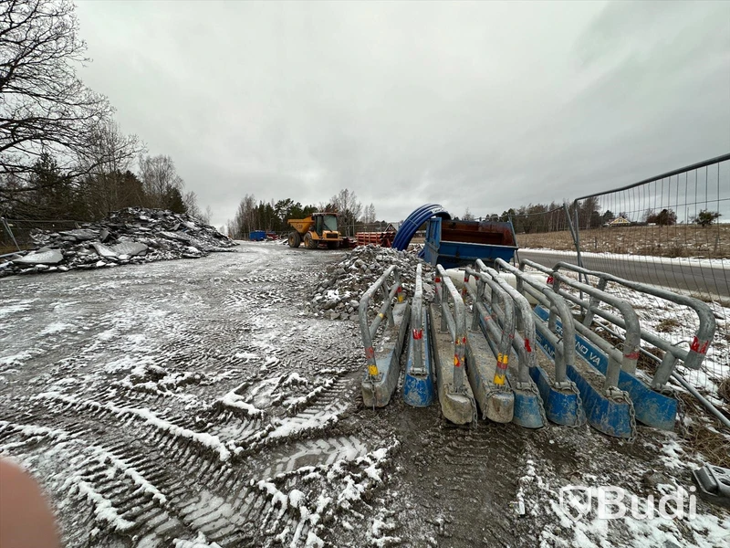 T-Balkar avgränsade betong Stål 8 st