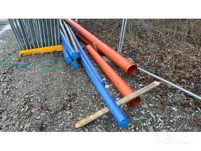 PE rör blå brun samt DFN 400 TB Brunnar m.m.