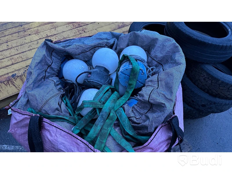 Byggbelysning i säck / Pall