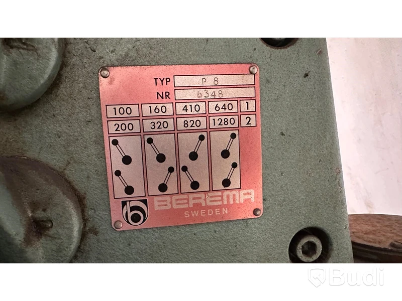 Pelarborrmaskin  BEREMA modell P8 med fräsbord / kordinatbord