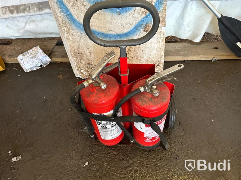 Brandsläckare på vagn 6 kg