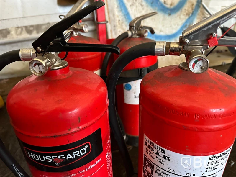 Brandsläckare på vagn 6 kg
