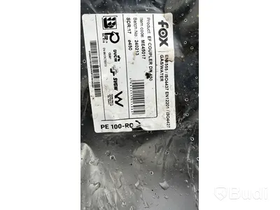PE kopplingar PE 100-RC  olika modell  samt stödhylsa av något slag diam 250