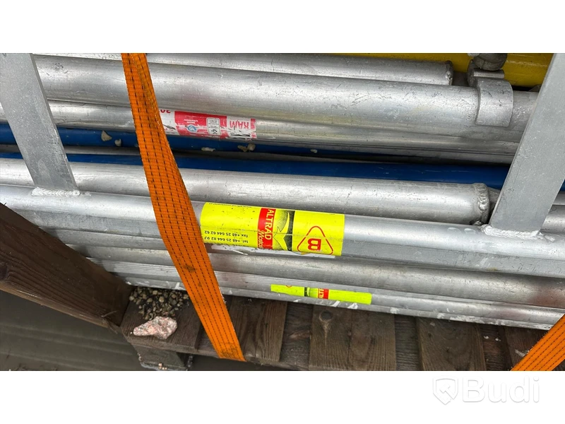 Stälning diverse aluminium olika fabrikat =Altrad, ASC Group, troligen zipup,