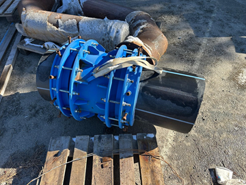 PE Skarvenhet till rördiameter 450 mm 2st samt ändstop AVK mm