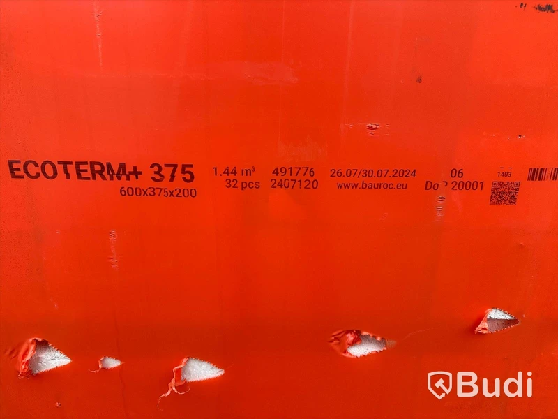 ECOTERM + 375  Byggstenar  U-block ca 4 pallar se bilder