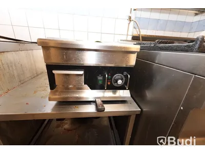 Mindre stekbord samt hylla i rostfritt