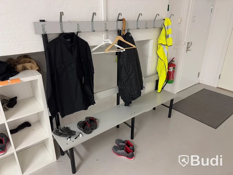 Bänk för omklädningsrum