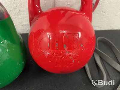 6 st. Kettlebells, olika vikter