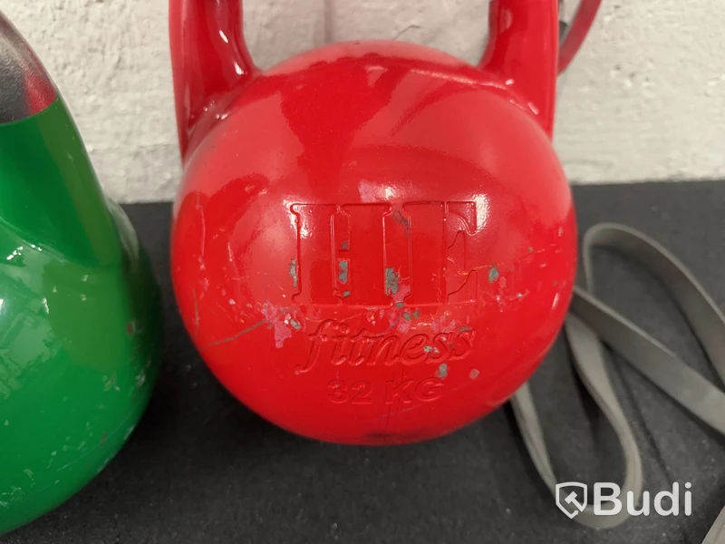 6 st. Kettlebells, olika vikter