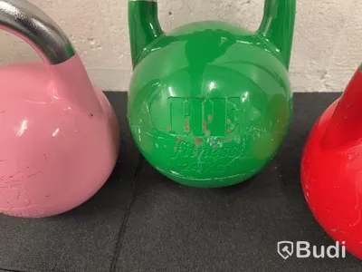 6 st. Kettlebells, olika vikter