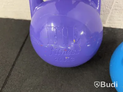 6 st. Kettlebells, olika vikter