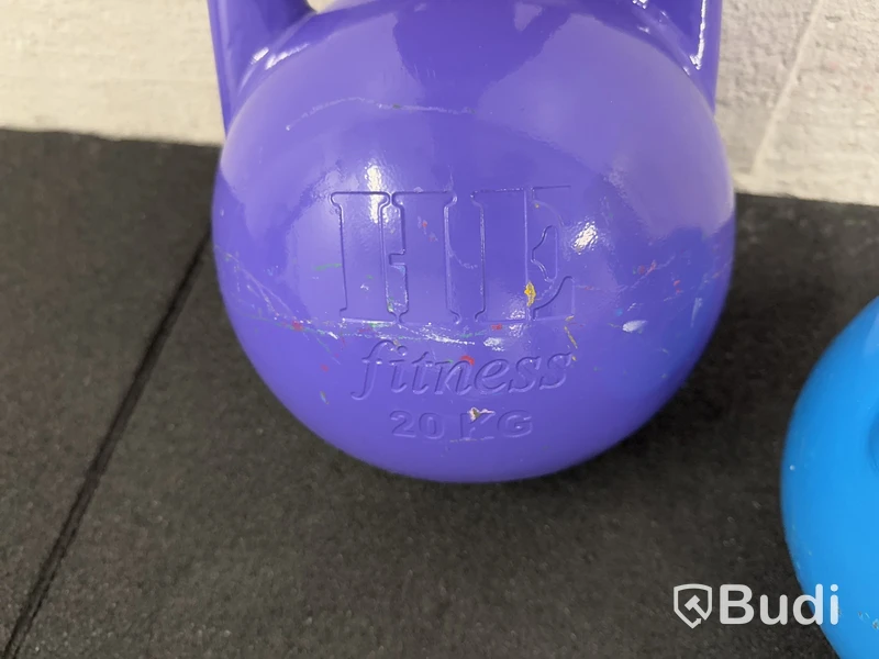 6 st. Kettlebells, olika vikter